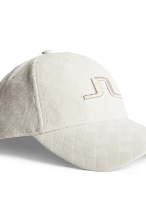Golf|Golf Caps<J.Lindeberg Anga Jacquard Cap TourGeoJacquardMoonbeamM