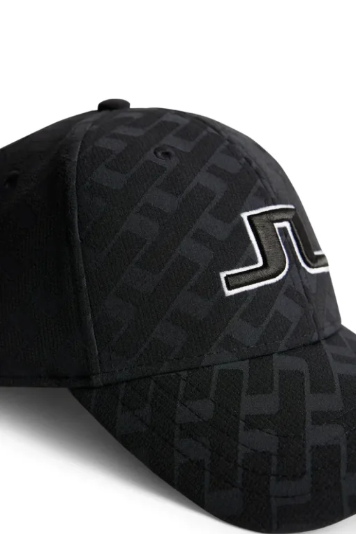 Golf|Golf Caps<J.Lindeberg Anga Jacquard Cap TourGeoJacquardBlackM