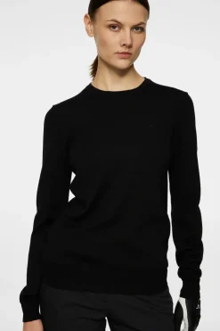 Golf|Knitwear<J.Lindeberg Aria Knitted Sweater Black