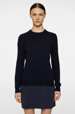 Golf|Knitwear<J.Lindeberg Aria Knitted Sweater JLNavy