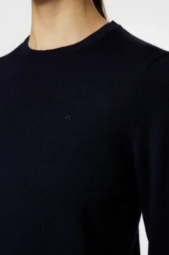 Golf|Knitwear<J.Lindeberg Aria Knitted Sweater JLNavy