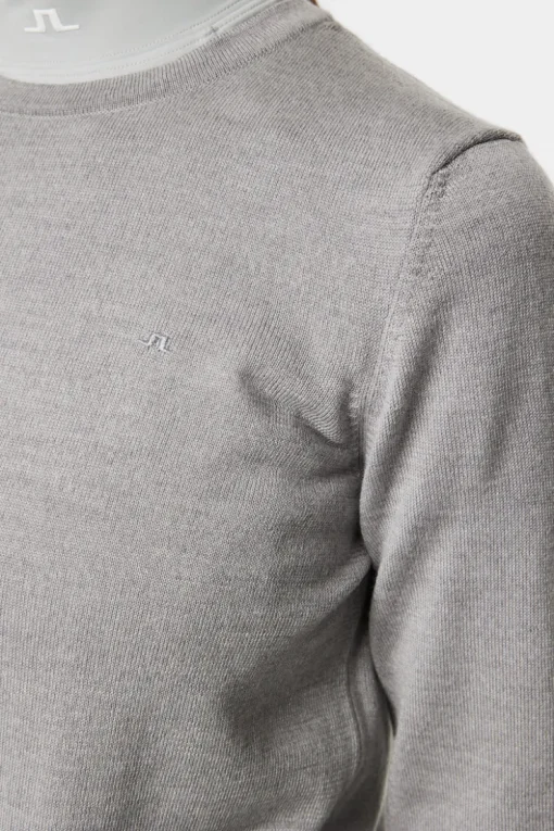 Golf|Knitwear<J.Lindeberg Aria Knitted Sweater LightGreyMelange