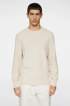 Knitwear|Tops<J.Lindeberg Arthur Knit Org Cotton Moonbeam