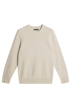 Knitwear|Tops<J.Lindeberg Arthur Knit Org Cotton Moonbeam