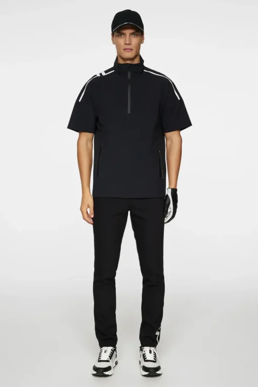 Golf|Outerwear<J.Lindeberg Arvid Rain Shirt Black
