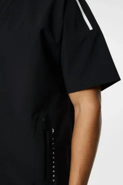 Golf|Outerwear<J.Lindeberg Arvid Rain Shirt Black