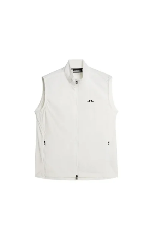Golf|Outerwear<J.Lindeberg Ash Light Packable Vest White