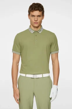 Golf|Polo Shirts<J.Lindeberg Austin Polo OilGreen
