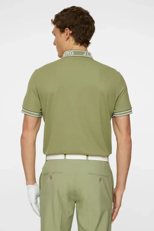 Golf|Polo Shirts<J.Lindeberg Austin Polo OilGreen