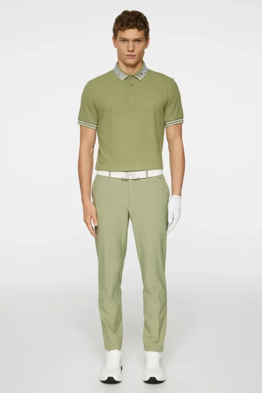 Golf|Polo Shirts<J.Lindeberg Austin Polo OilGreen