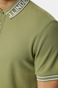 Golf|Polo Shirts<J.Lindeberg Austin Polo OilGreen