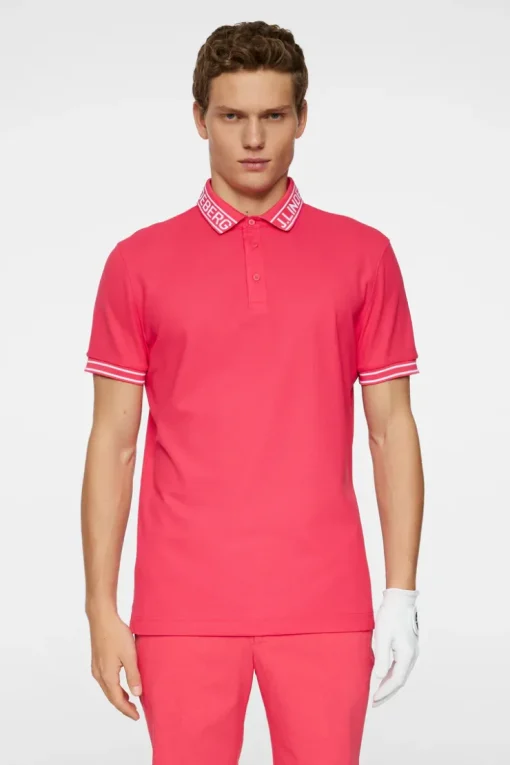 Golf|Polo Shirts<J.Lindeberg Austin Polo Azalea