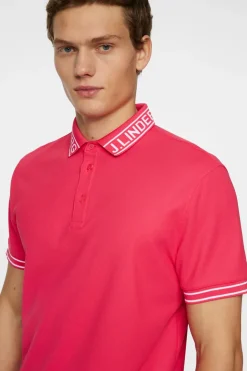 Golf|Polo Shirts<J.Lindeberg Austin Polo Azalea