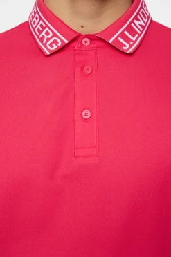 Golf|Polo Shirts<J.Lindeberg Austin Polo Azalea