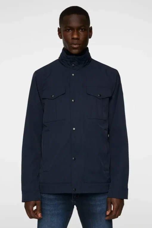 Jackets|Outerwear<J.Lindeberg Bailey Poly Jacket JLNavy