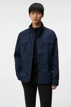 Jackets|Outerwear<J.Lindeberg Bailey Poly Jacket JLNavy