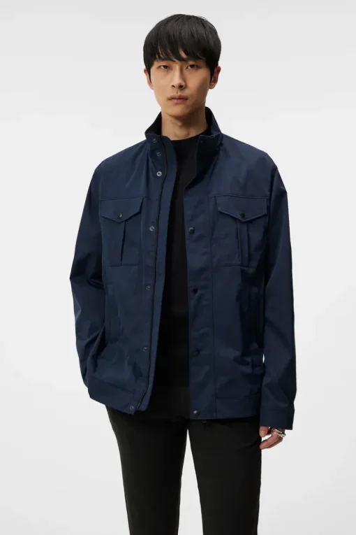 Jackets|Outerwear<J.Lindeberg Bailey Poly Jacket JLNavy