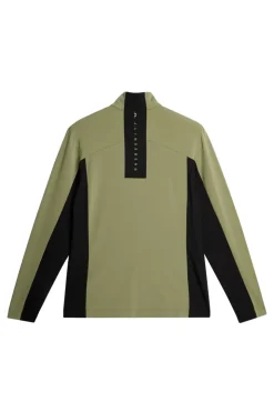 Golf|Base & Mid Layers<J.Lindeberg Banks Mid Layer OilGreen