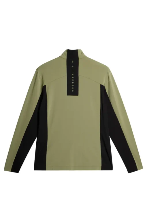 Golf|Base & Mid Layers<J.Lindeberg Banks Mid Layer OilGreen