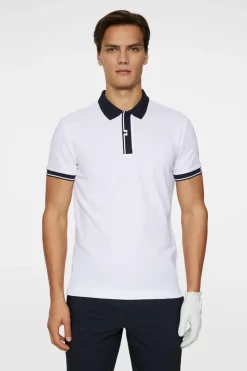 Golf|Polo Shirts<J.Lindeberg Bay Slim Polo White