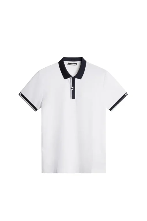 Golf|Polo Shirts<J.Lindeberg Bay Slim Polo White