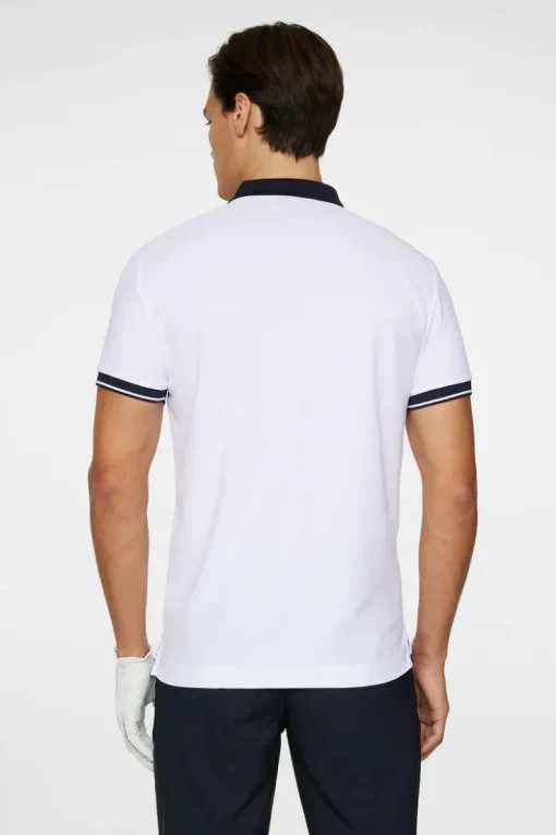 Golf|Polo Shirts<J.Lindeberg Bay Slim Polo White