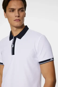 Golf|Polo Shirts<J.Lindeberg Bay Slim Polo White