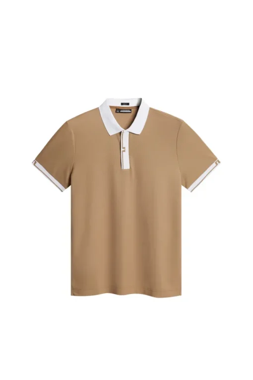 Golf|Polo Shirts<J.Lindeberg Bay Slim Polo TigersEye