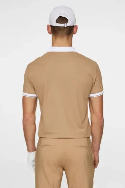 Golf|Polo Shirts<J.Lindeberg Bay Slim Polo TigersEye
