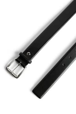 Belts|Accessories<J.Lindeberg Bill Leather Belt Black