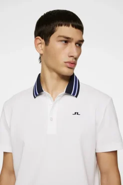 Golf|Polo Shirts<J.Lindeberg Bjorn Polo White