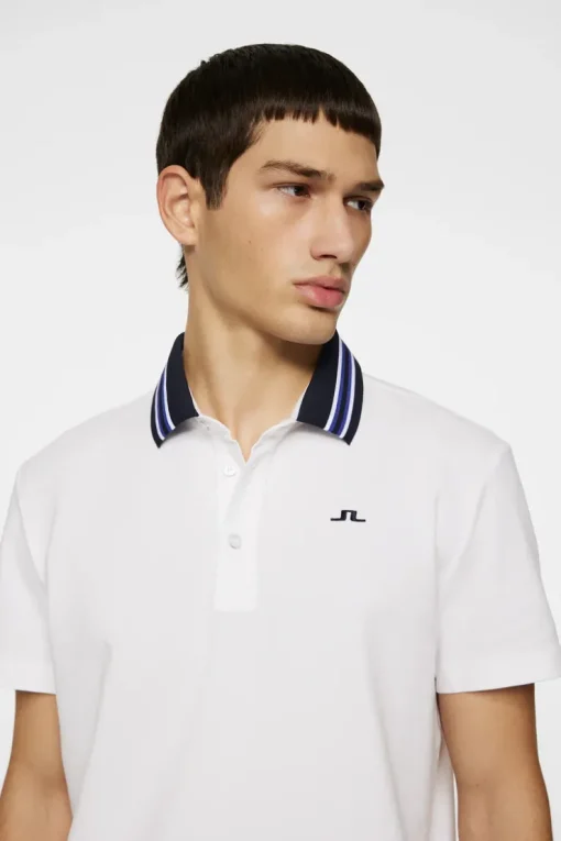 Golf|Polo Shirts<J.Lindeberg Bjorn Polo White