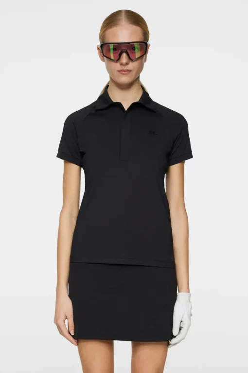 Golf|Tops<J.Lindeberg Bobi Tech Polo Black