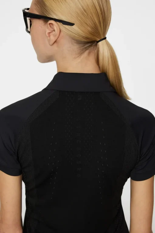 Golf|Tops<J.Lindeberg Bobi Tech Polo Black