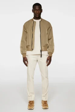 Jackets|Outerwear<J.Lindeberg Bradfield Crinkle Bomber Jkt BatiqueKhaki