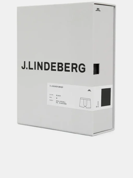 Accessories|Underwear<J.Lindeberg Bridge Lyocell Boxer Black