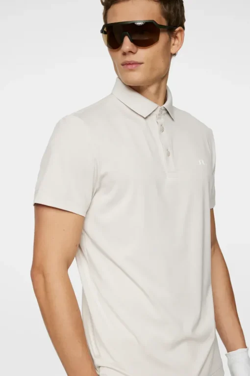 Golf|Polo Shirts<J.Lindeberg Bridge Polo Moonbeam