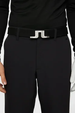 Golf|Golf Belts<J.Lindeberg Bridger Nubuck Leather Belt Black