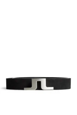 Golf|Golf Belts<J.Lindeberg Bridger Nubuck Leather Belt Black