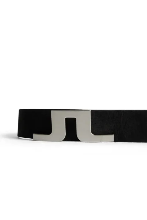 Golf|Golf Belts<J.Lindeberg Bridger Nubuck Leather Belt Black