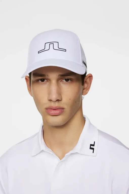 Golf|Golf Caps<J.Lindeberg Caden Golf Cap White