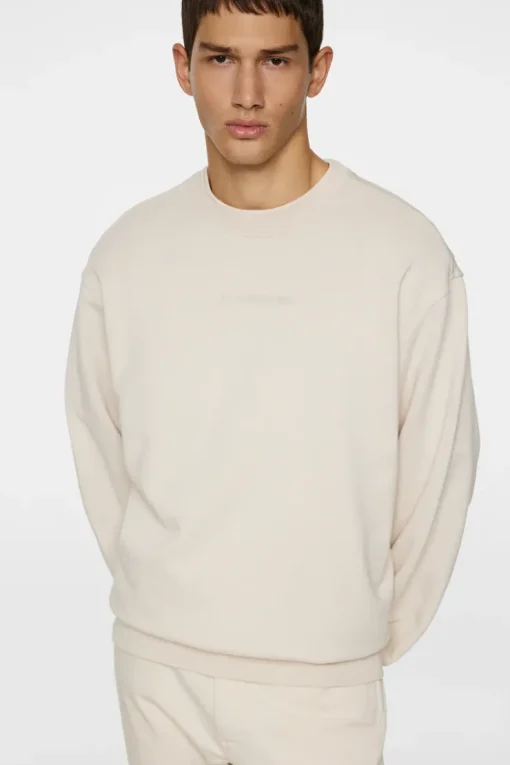 Sweatshirts|Tops<J.Lindeberg Callan Crew Neck Moonbeam