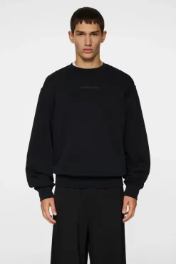 Sweatshirts|Tops<J.Lindeberg Callan Crew Neck Black