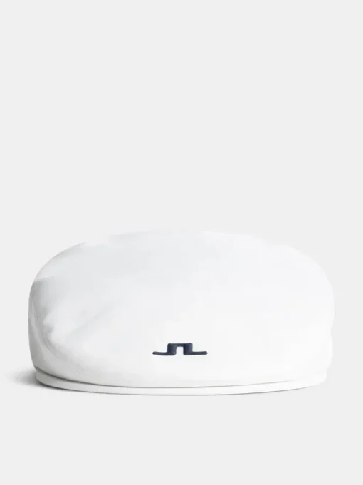 Golf|Golf Caps<J.Lindeberg Campbell Flat Cap White