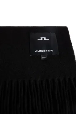 Après Ski<J.Lindeberg Champ Solid Wool Scarf Black