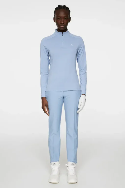 Golf|Base & Mid Layers<J.Lindeberg Cindy Quarter Zip Mid Layer RainWashed