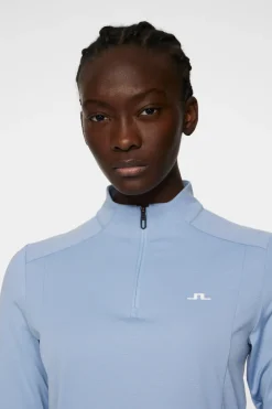 Golf|Base & Mid Layers<J.Lindeberg Cindy Quarter Zip Mid Layer RainWashed