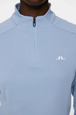 Golf|Base & Mid Layers<J.Lindeberg Cindy Quarter Zip Mid Layer RainWashed