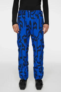 Ski|Bottoms<J.Lindeberg Clarke Pant Printed GlitchBridgeBlue