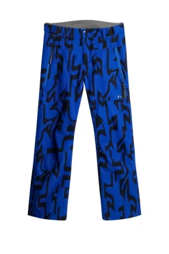 Ski|Bottoms<J.Lindeberg Clarke Pant Printed GlitchBridgeBlue